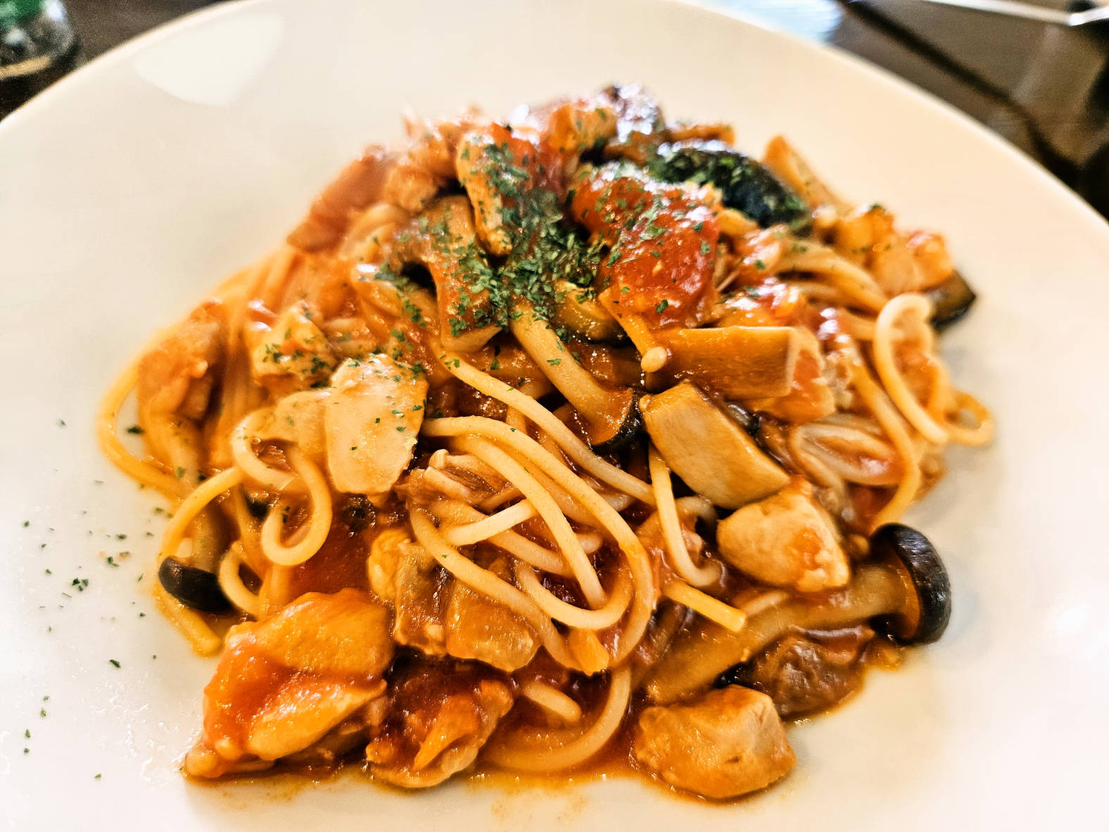 ダイニング&カフェ カプリッチョのパスタ