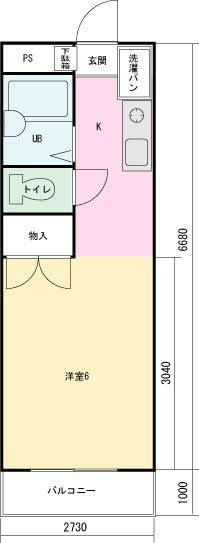 グローリーパレス間取り